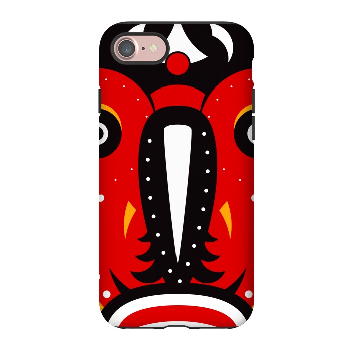 iPhone 7 StrongFit teke tribal mask by TMSarts