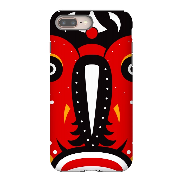iPhone 7 plus StrongFit teke tribal mask by TMSarts