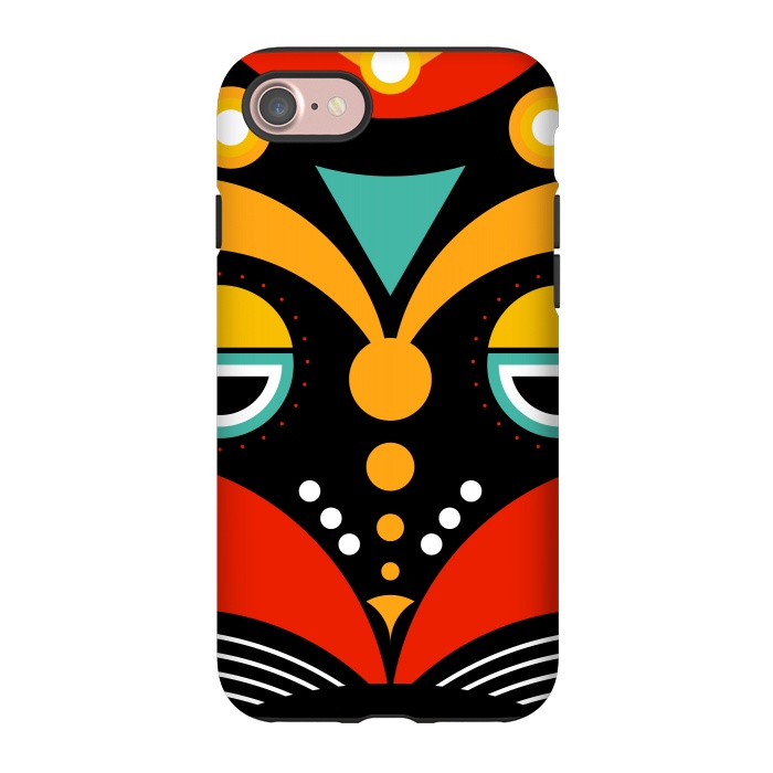 iPhone 7 StrongFit rasta tribal mask by TMSarts