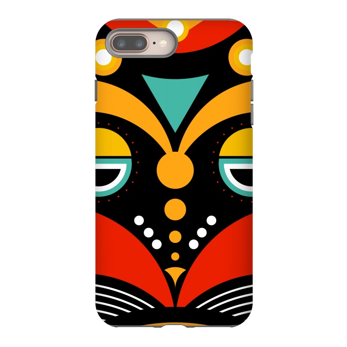 iPhone 7 plus StrongFit rasta tribal mask by TMSarts
