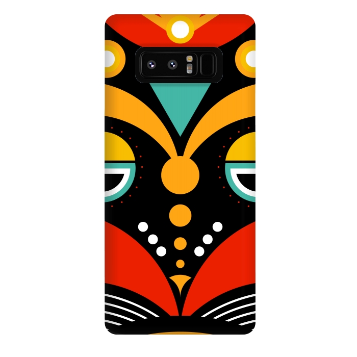 Galaxy Note 8 StrongFit rasta tribal mask by TMSarts