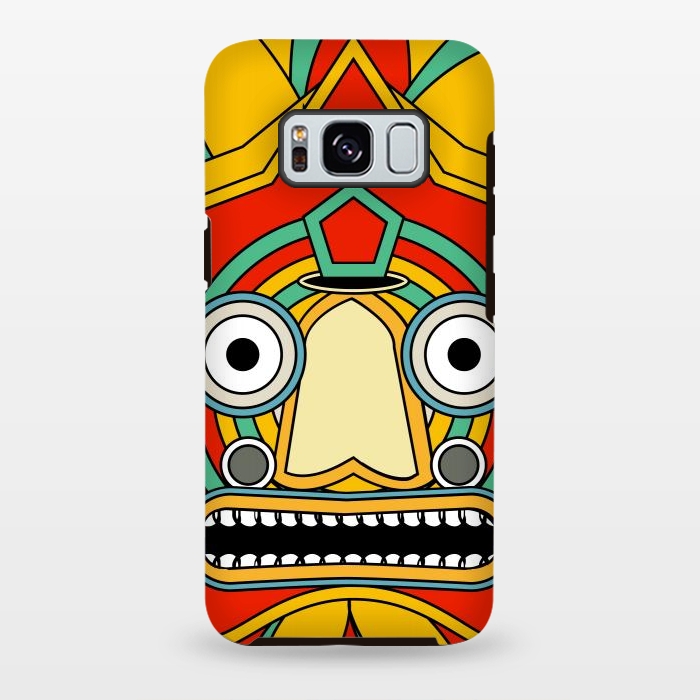 Galaxy S8 plus StrongFit indian tribal mask by TMSarts