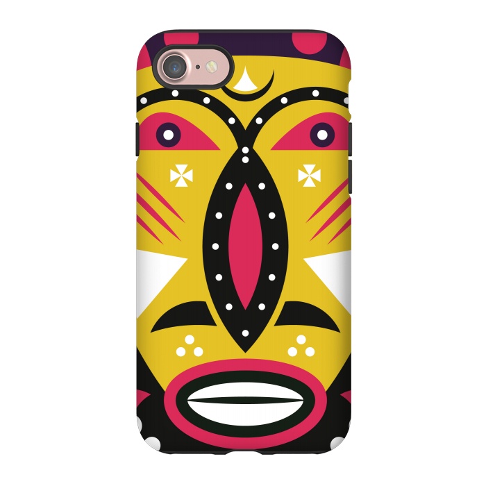 iPhone 7 StrongFit kuba tribal mask by TMSarts