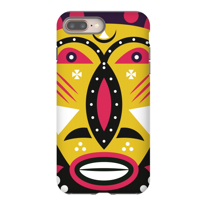 iPhone 7 plus StrongFit kuba tribal mask by TMSarts