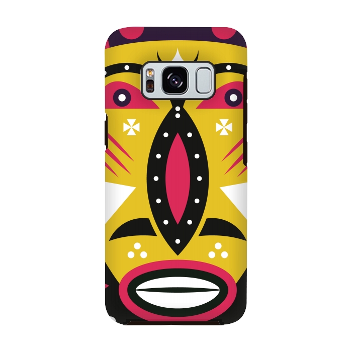 Galaxy S8 StrongFit kuba tribal mask by TMSarts