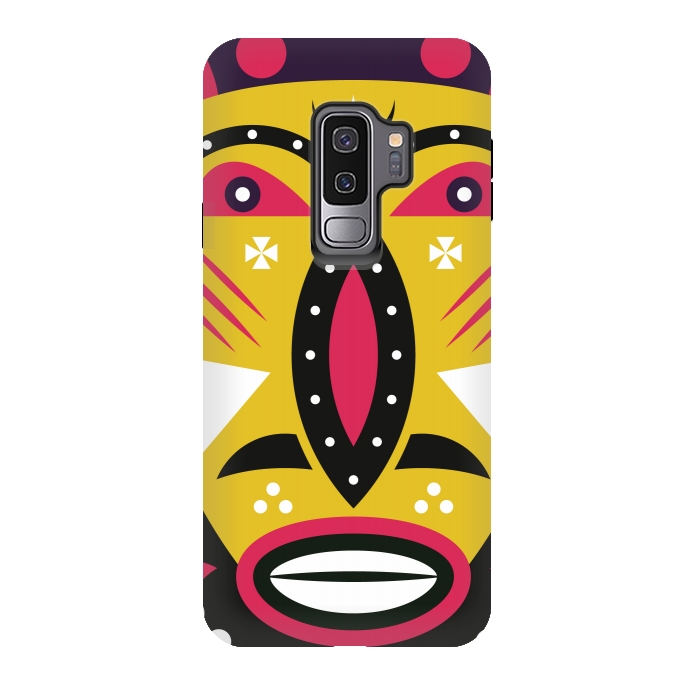 Galaxy S9 plus StrongFit kuba tribal mask by TMSarts