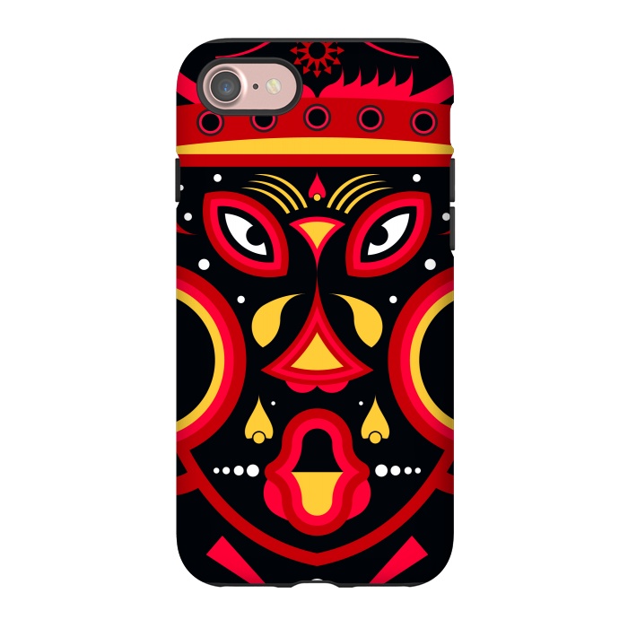 iPhone 7 StrongFit ceremonial tribal mask by TMSarts