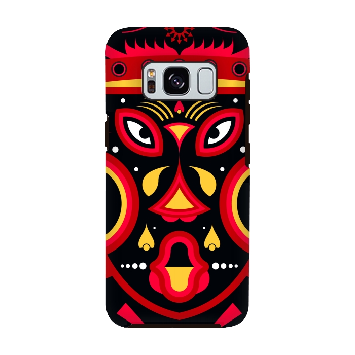 Galaxy S8 StrongFit ceremonial tribal mask by TMSarts