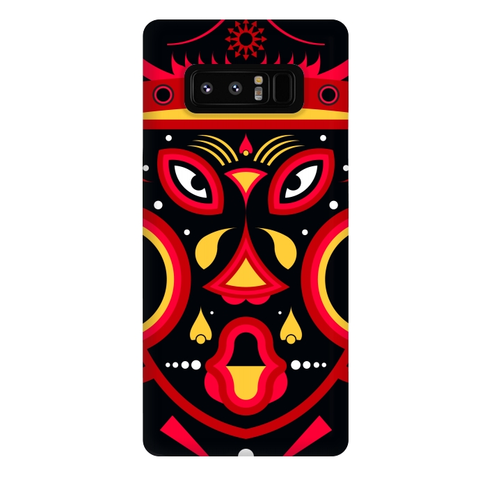 Galaxy Note 8 StrongFit ceremonial tribal mask by TMSarts