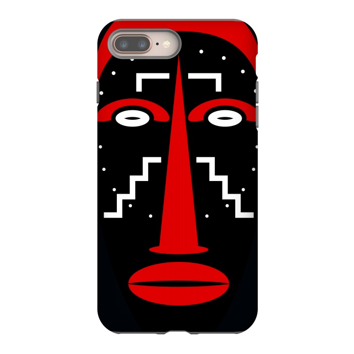 iPhone 7 plus StrongFit Ligbi tribal Mask by TMSarts