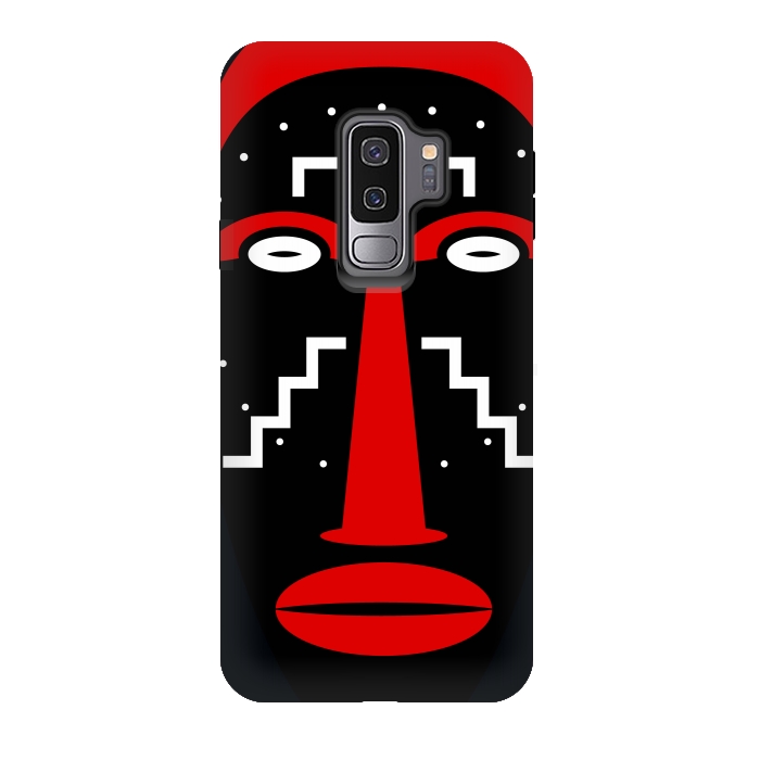 Galaxy S9 plus StrongFit Ligbi tribal Mask by TMSarts