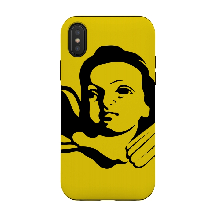 iPhone Xs / X StrongFit Baroque Angel by Majoih