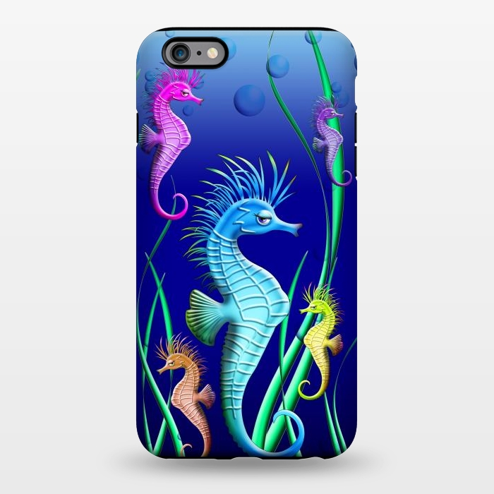 iPhone 6/6s plus StrongFit Seahorses Underwater Scenery by BluedarkArt