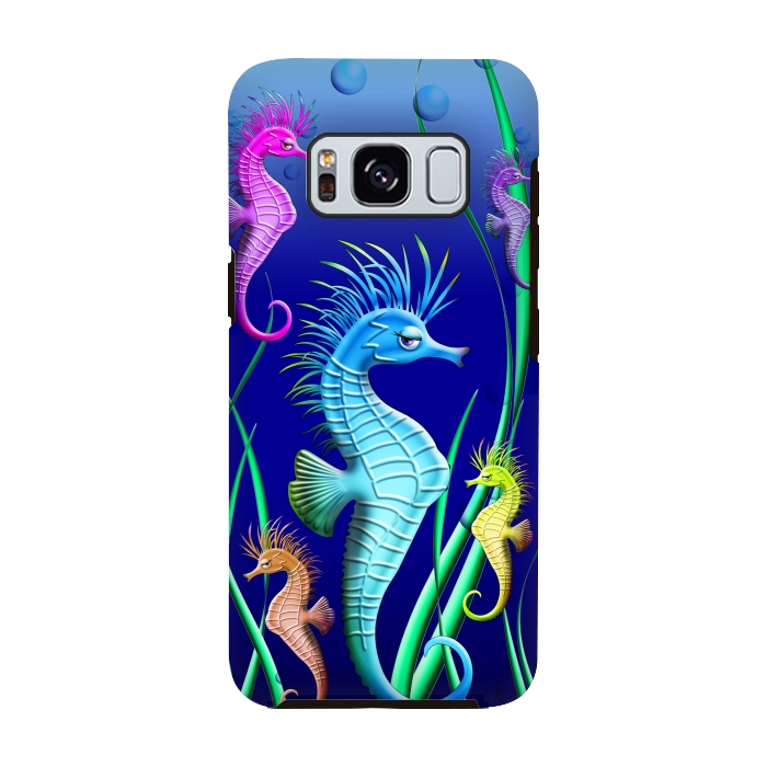 Galaxy S8 StrongFit Seahorses Underwater Scenery by BluedarkArt