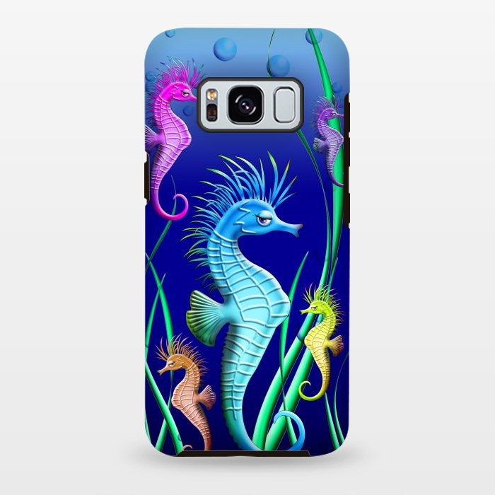 Galaxy S8 plus StrongFit Seahorses Underwater Scenery by BluedarkArt