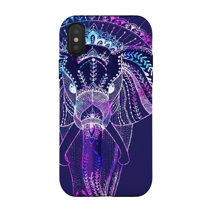 iPhone Xs / X StrongFit Elephant Dreams  by Rose Halsey