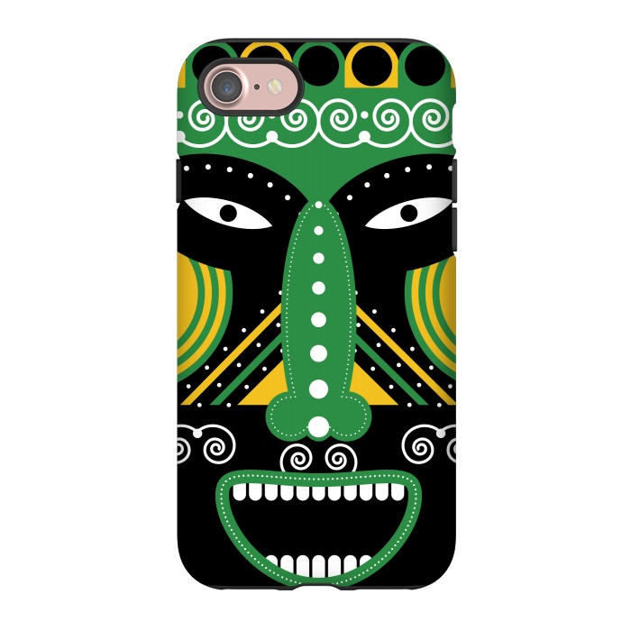 iPhone 7 StrongFit ritual tribal mask by TMSarts
