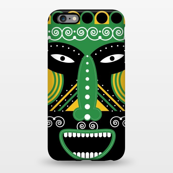 iPhone 6/6s plus StrongFit ritual tribal mask by TMSarts