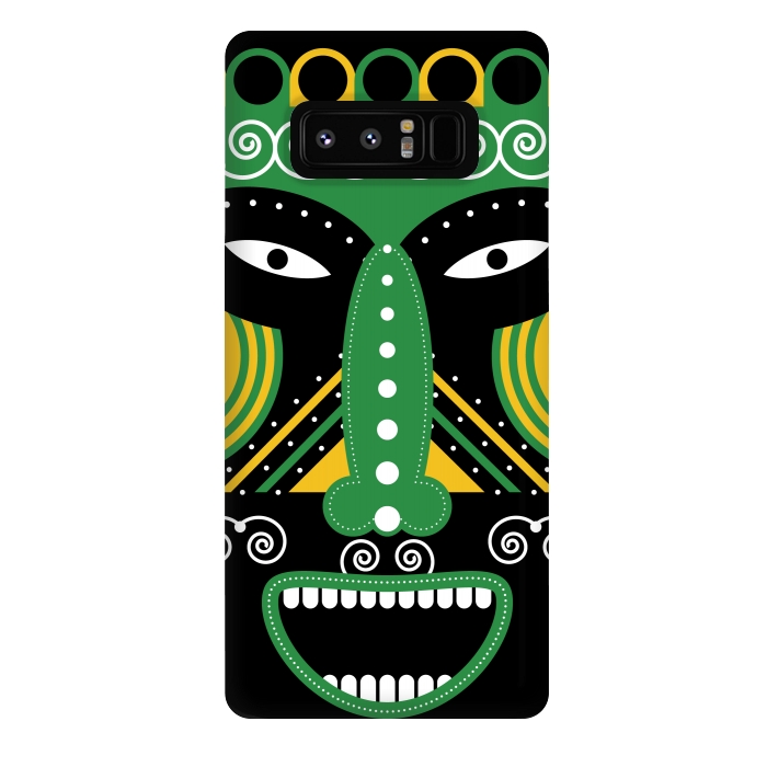 Galaxy Note 8 StrongFit ritual tribal mask by TMSarts