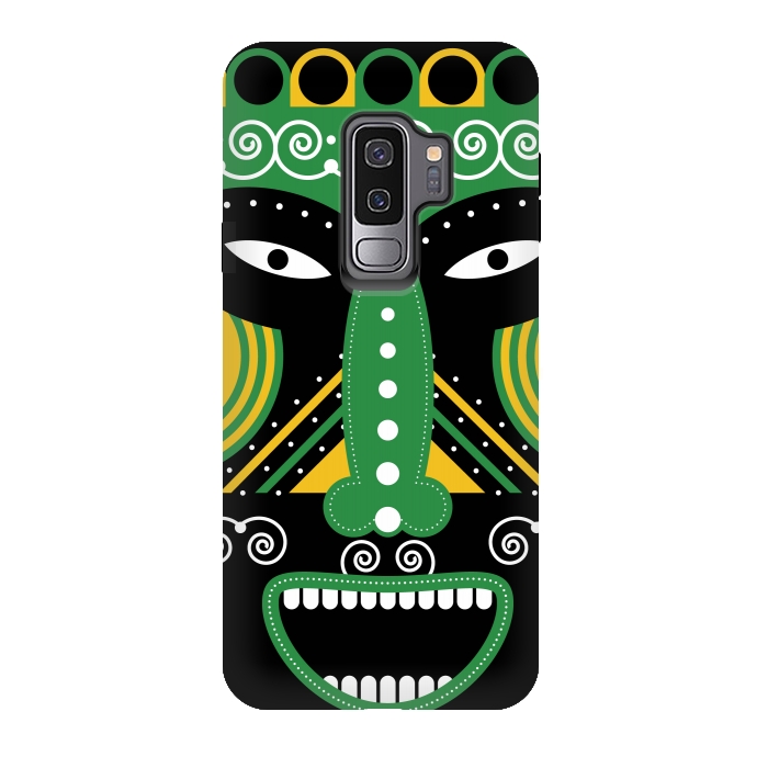 Galaxy S9 plus StrongFit ritual tribal mask by TMSarts