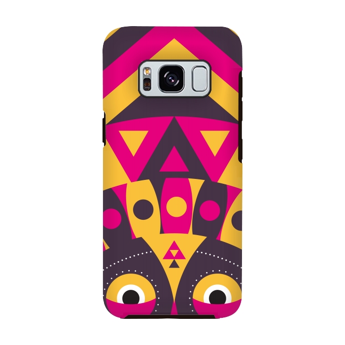 Galaxy S8 StrongFit aboriginal tribal mask by TMSarts