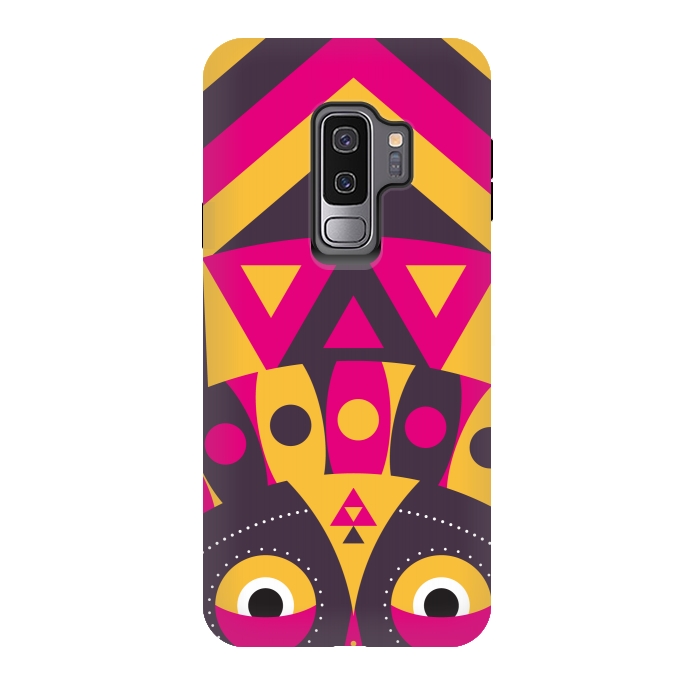 Galaxy S9 plus StrongFit aboriginal tribal mask by TMSarts