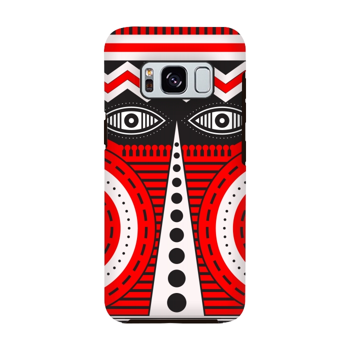 Galaxy S8 StrongFit illuminati tribal mask by TMSarts