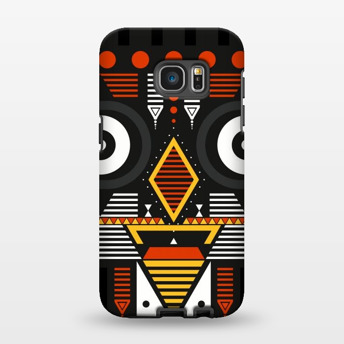Galaxy S7 EDGE StrongFit bobo tribal mask by TMSarts