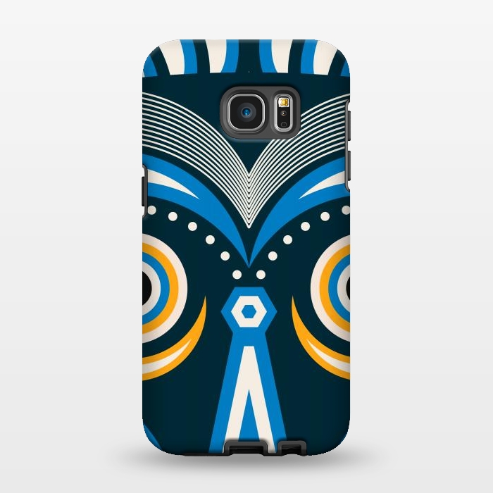 Galaxy S7 EDGE StrongFit lulua tribal mask by TMSarts