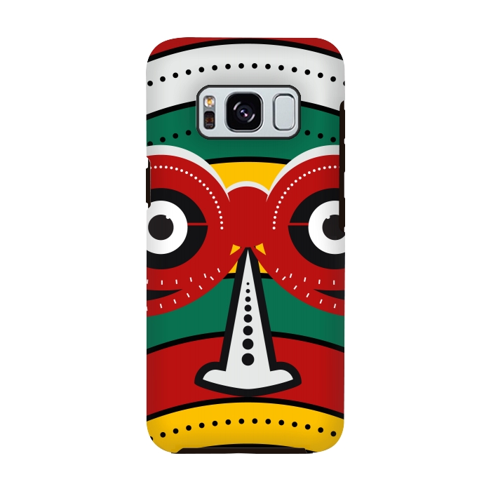 Galaxy S8 StrongFit totem tribal mask by TMSarts