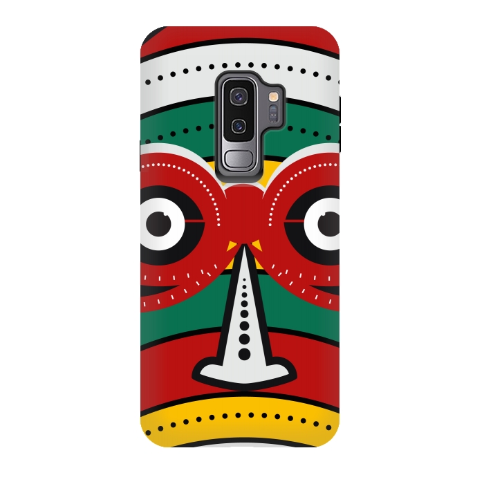 Galaxy S9 plus StrongFit totem tribal mask by TMSarts