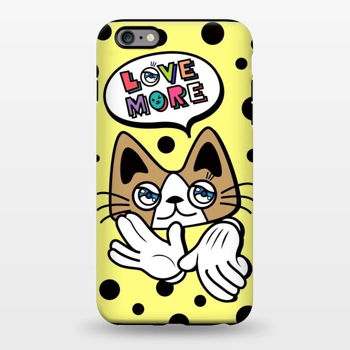 iPhone 6/6s plus StrongFit CUTIE CAT by Michael Cheung