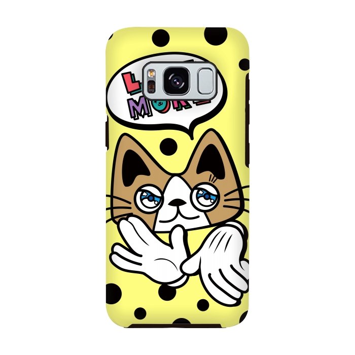 Galaxy S8 StrongFit CUTIE CAT by Michael Cheung