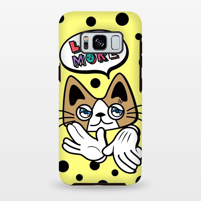 Galaxy S8 plus StrongFit CUTIE CAT by Michael Cheung
