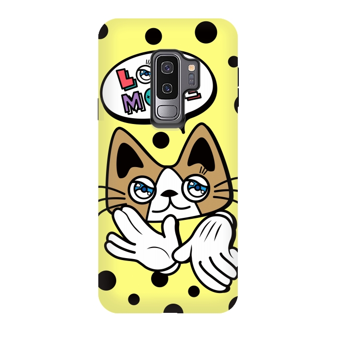 Galaxy S9 plus StrongFit CUTIE CAT by Michael Cheung