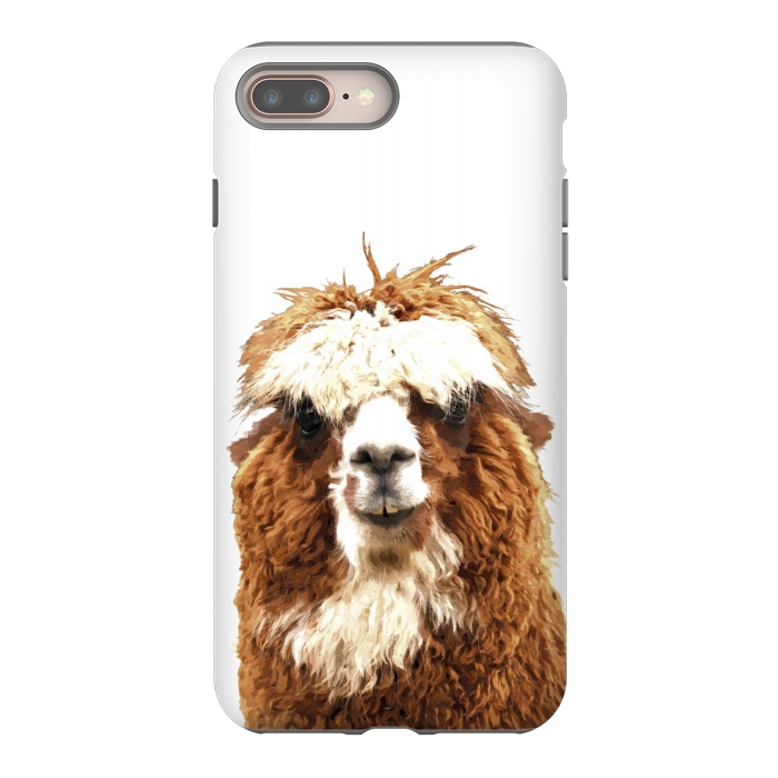 iPhone 7 plus StrongFit Alpaca Portrait by Alemi