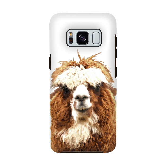 Galaxy S8 StrongFit Alpaca Portrait by Alemi