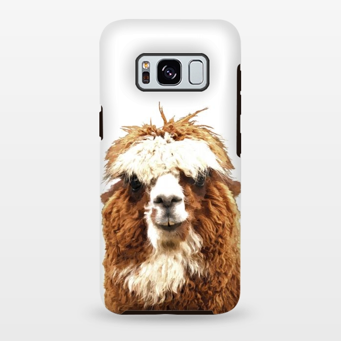 Galaxy S8 plus StrongFit Alpaca Portrait by Alemi
