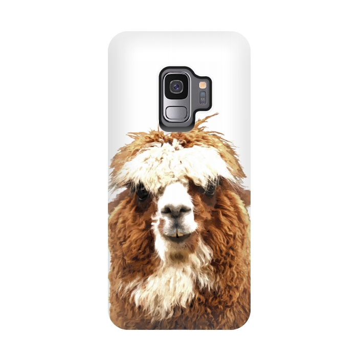 Galaxy S9 StrongFit Alpaca Portrait by Alemi