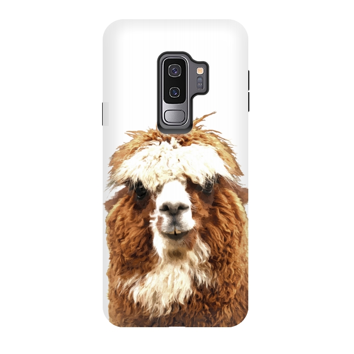 Galaxy S9 plus StrongFit Alpaca Portrait by Alemi