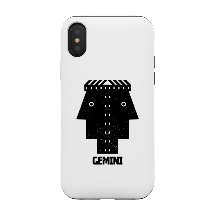 iPhone Xs / X StrongFit gemini by TMSarts