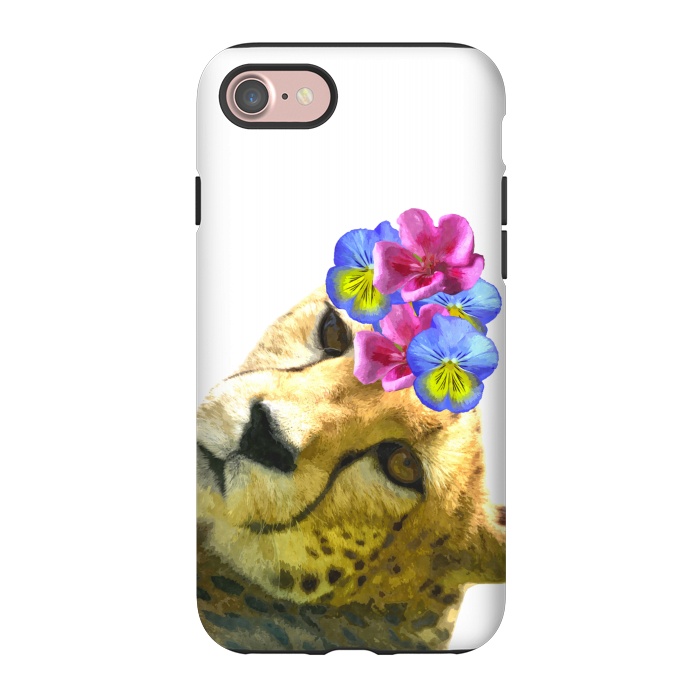 iPhone 7 StrongFit Cute Cheetah by Alemi