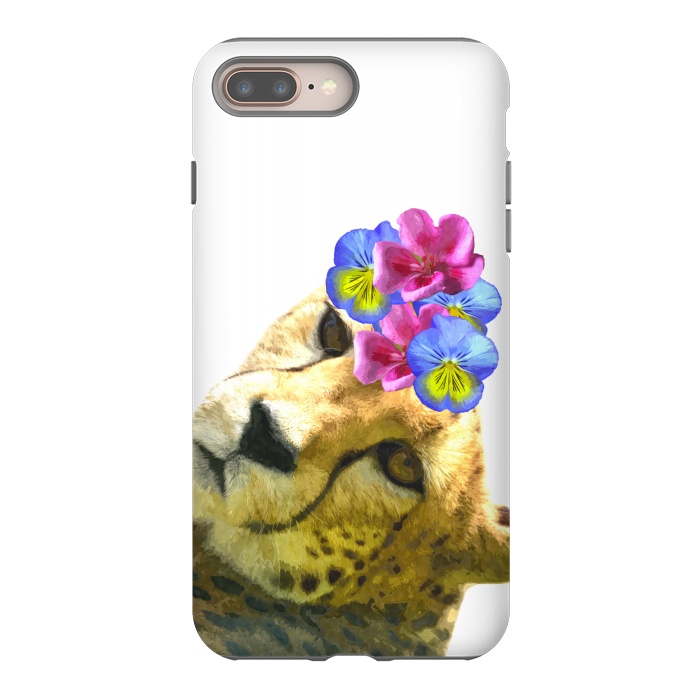 iPhone 7 plus StrongFit Cute Cheetah by Alemi