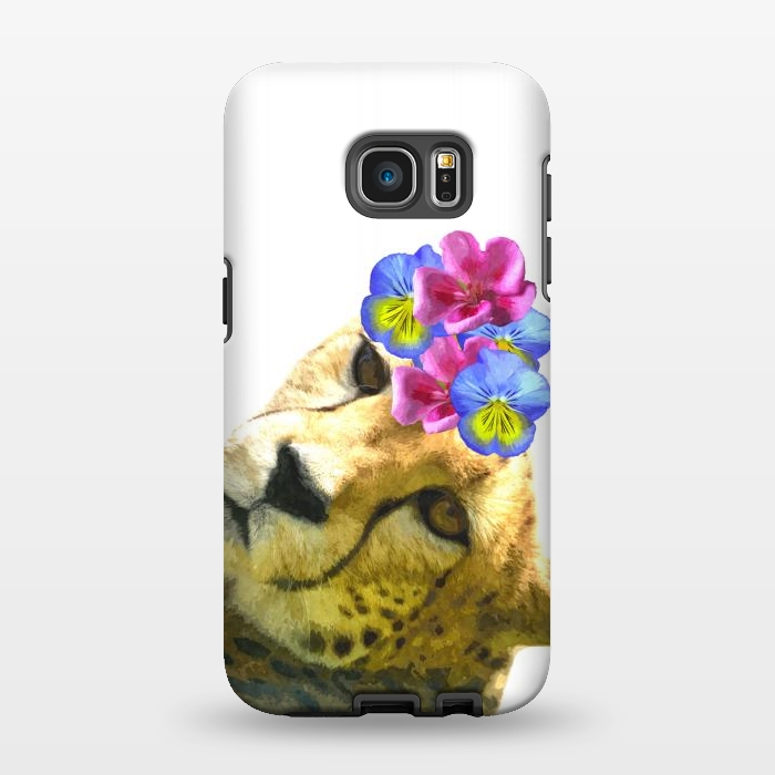 Galaxy S7 EDGE StrongFit Cute Cheetah by Alemi