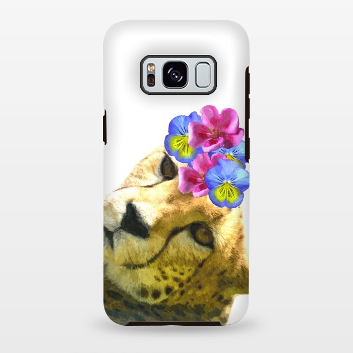 Galaxy S8 plus StrongFit Cute Cheetah by Alemi