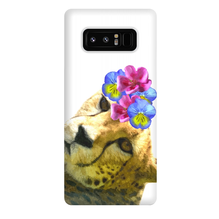 Galaxy Note 8 StrongFit Cute Cheetah by Alemi