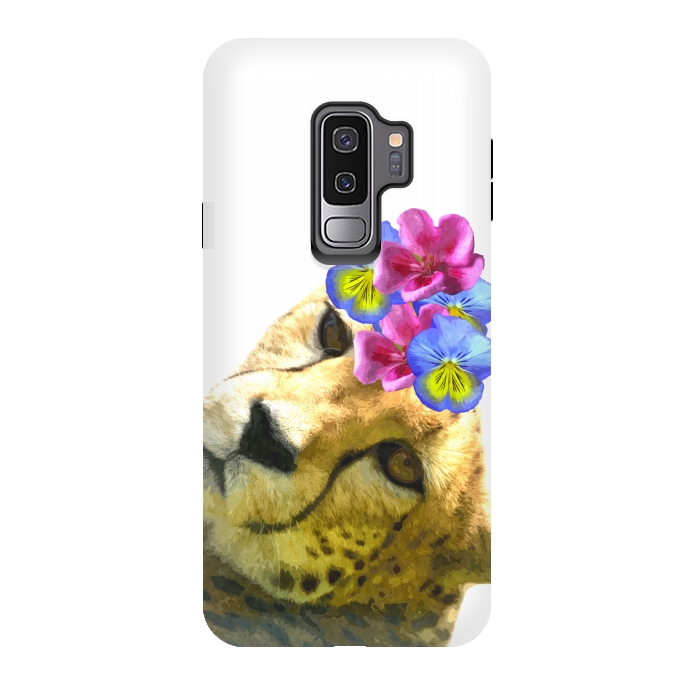Galaxy S9 plus StrongFit Cute Cheetah by Alemi