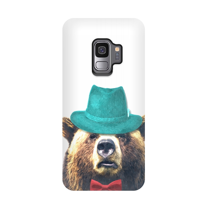 Galaxy S9 StrongFit Cute Bear by Alemi