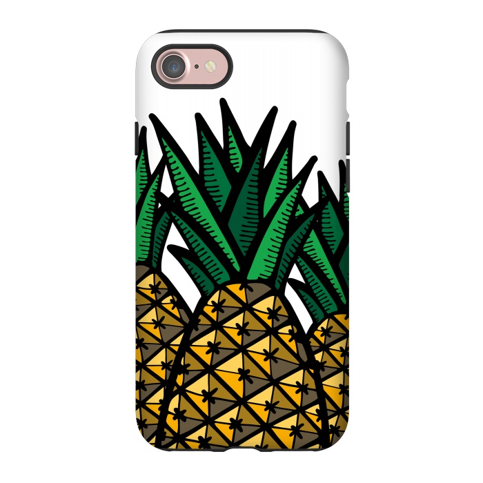 iPhone 7 StrongFit Pineapple Field by Majoih