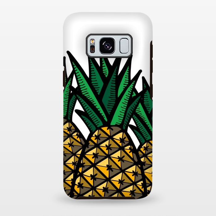 Galaxy S8 plus StrongFit Pineapple Field by Majoih